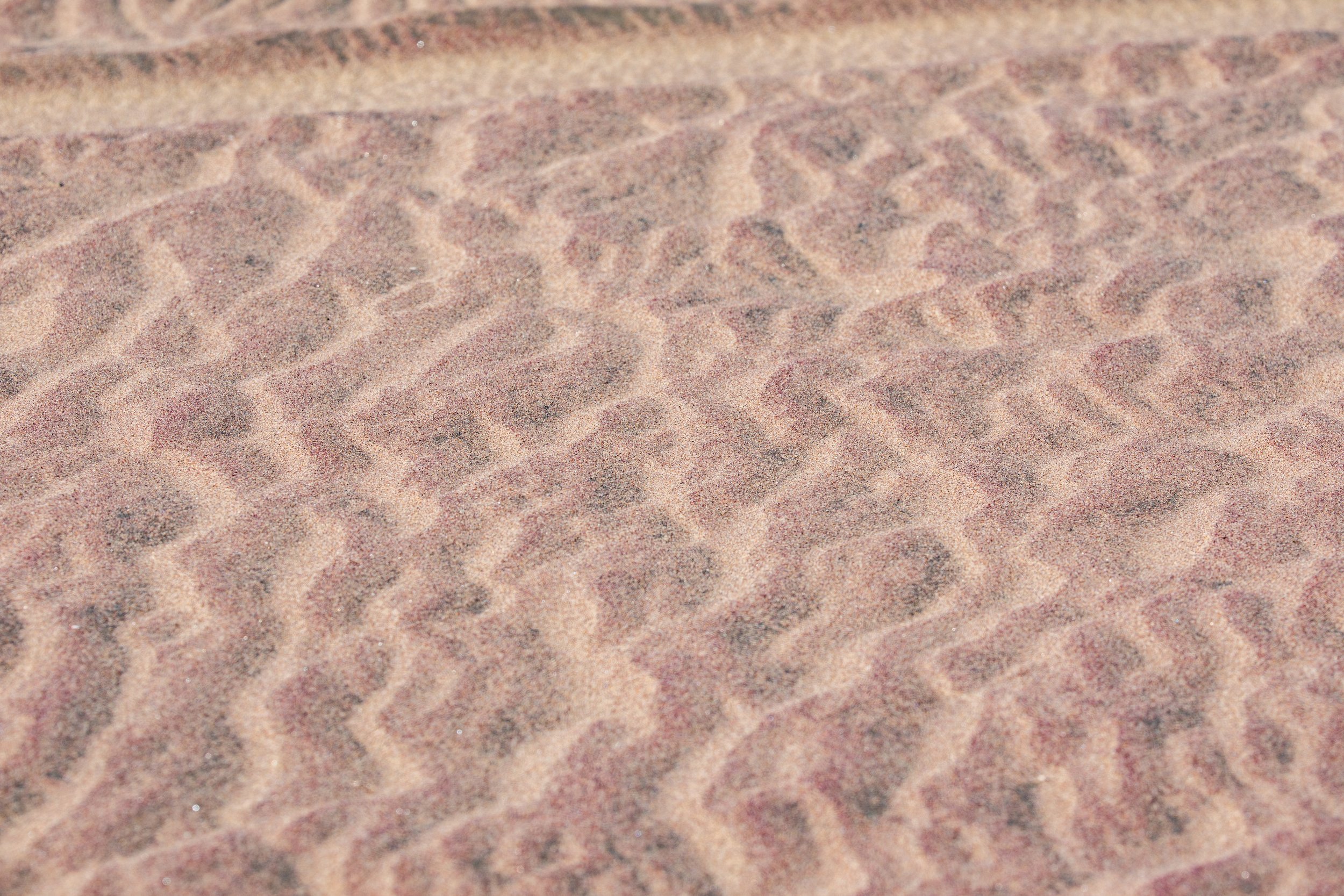  Some of the more colourful variances of the sand  