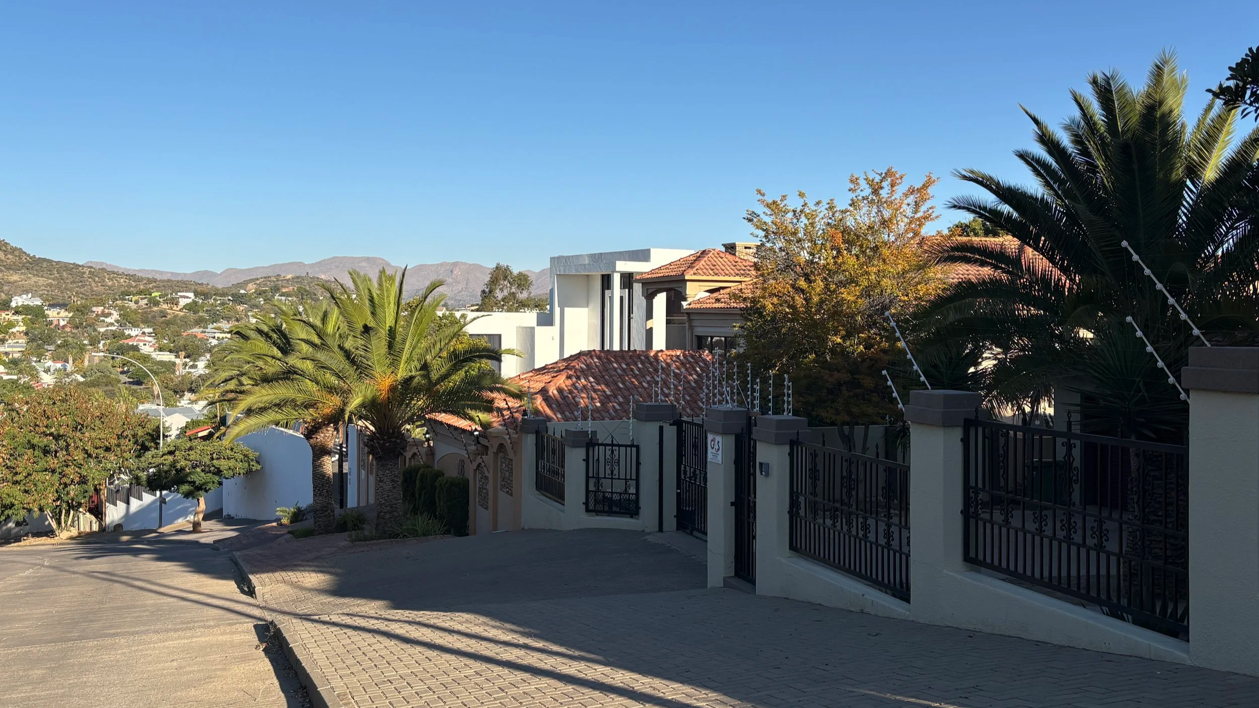  Although Namibia is not the richest country in Africa, we were very much surrounded by a concentration of wealth 