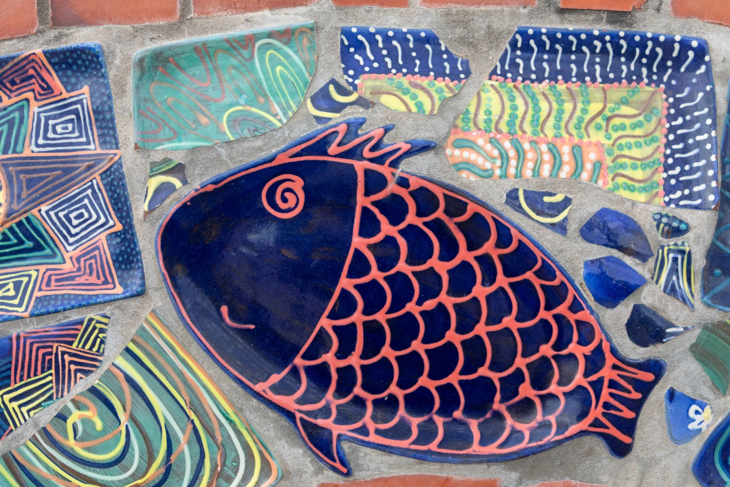  Mosaic decoration along the beach walk 