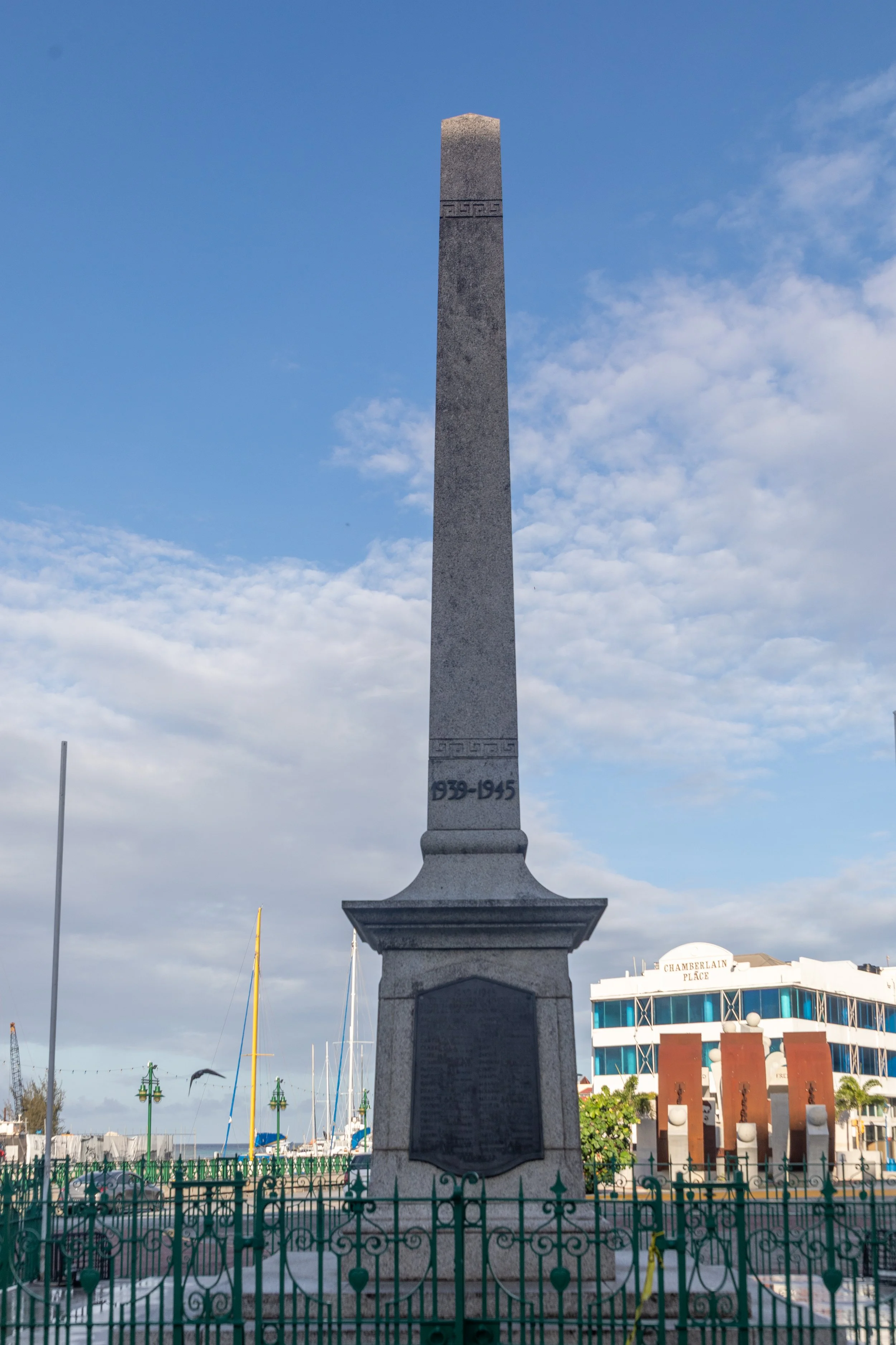  Barbados Cenotaph, a historic war memorial located at National Heroes Square 