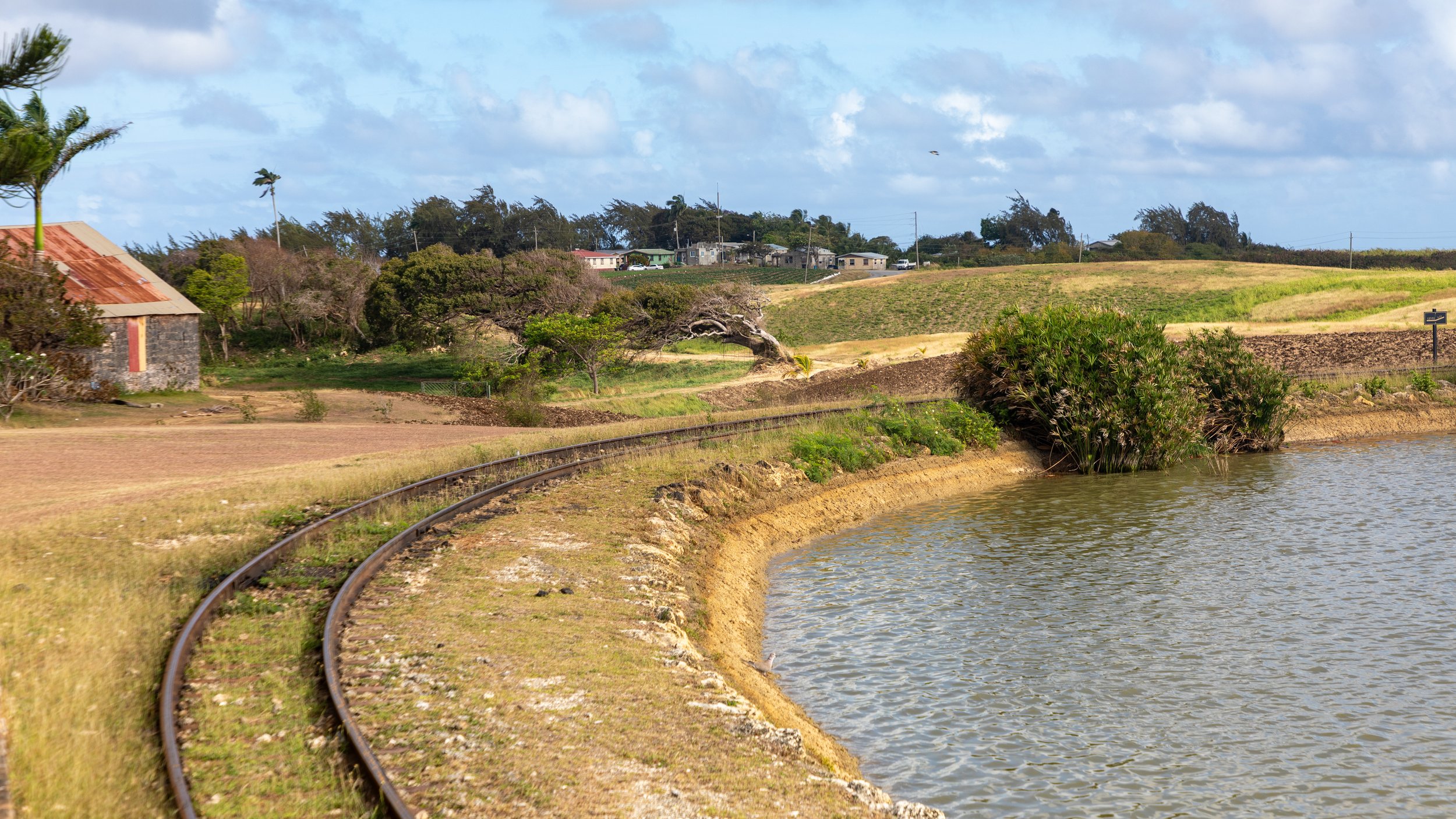  Historic train runs through the property 