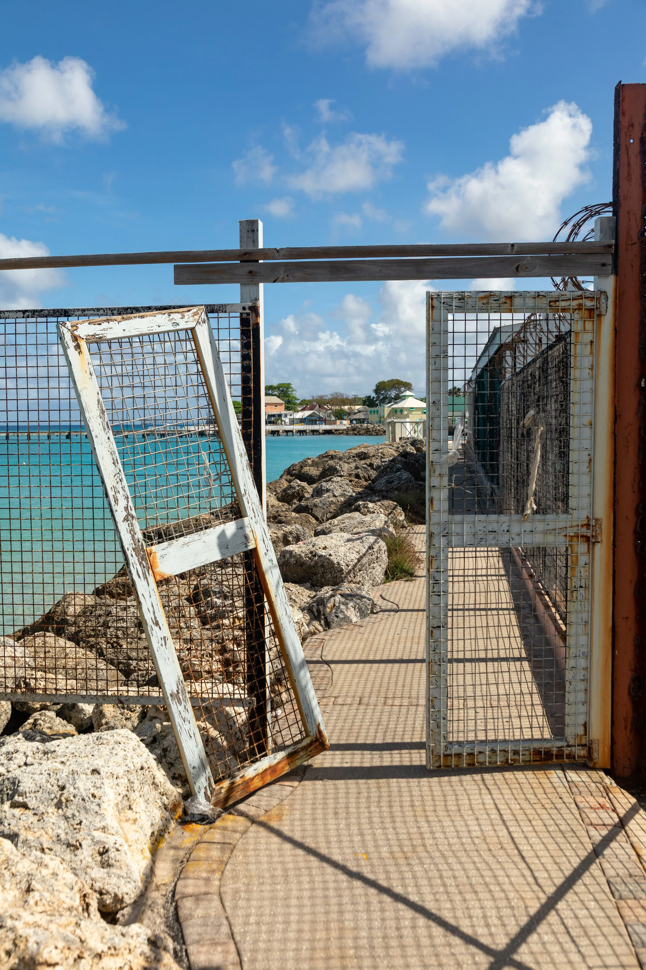  The boardwalk wasn’t the best maintained, but opens into the beach 
