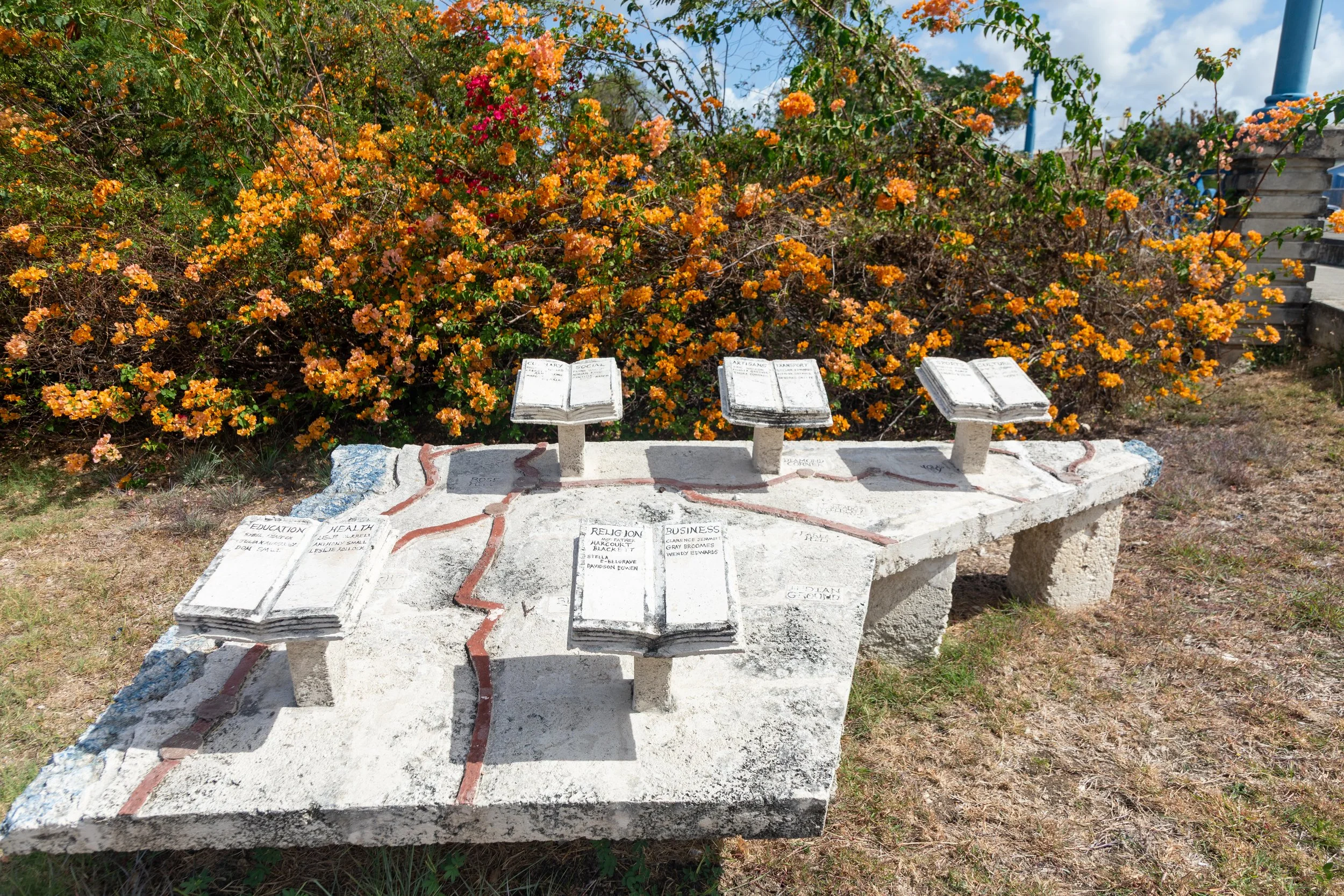  Speightstown Stone Map, historical sculpture showcasing the nearby cultural heritage and coastal views 