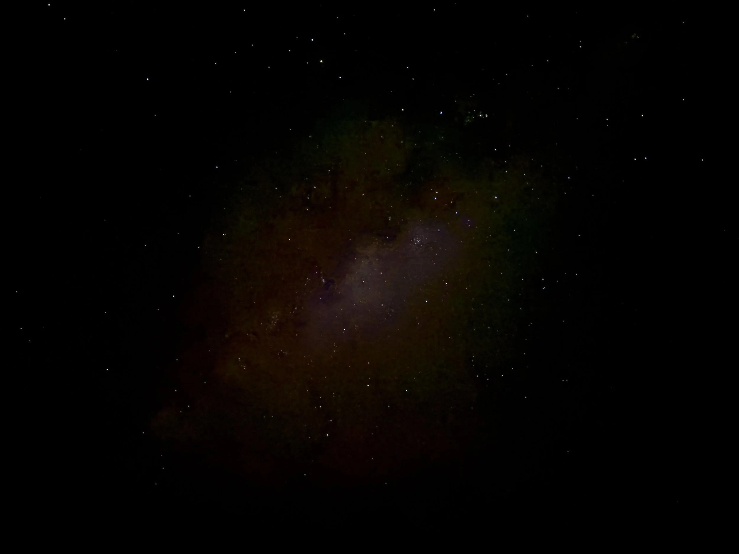  With a very new moon and no light pollution the nighttime sky was full of visible stars 