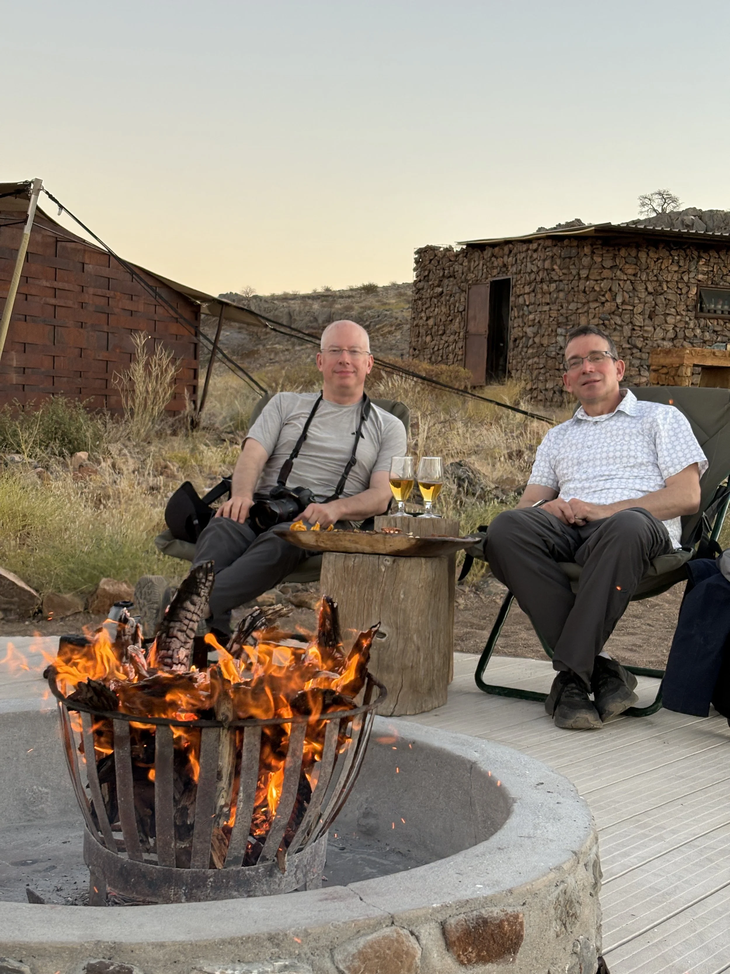  The beer was refreshing after a long and rough day on the road 