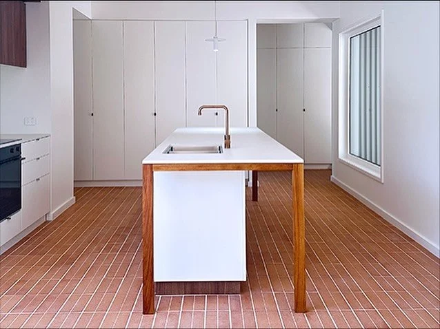 Mawson Dual Occupancy 🏠🏠

Architect &amp; Interior Design: @de.rome.architects 
Builder: @simmo.arthur 
Joinery: @sulwayjoinery 

#architecture #interiordesign #kitchen #terracotta #timber #cbr