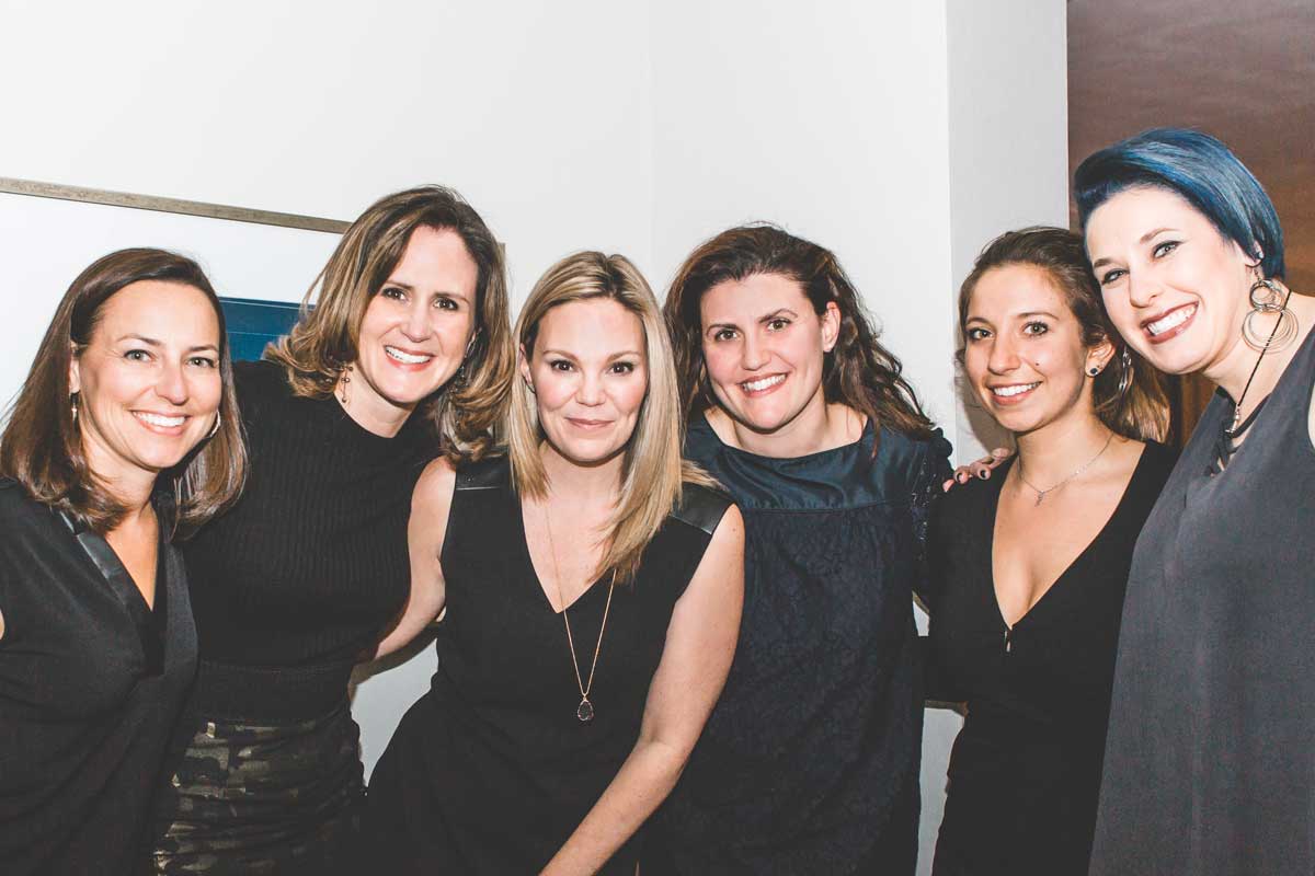 The Team: Ashley Emala, former designer Sara Robertson, Sandra Funk, Ranya Barrett, Sarah Harris, and Samantha Lanza. Photo credit: Lisa Kollberg