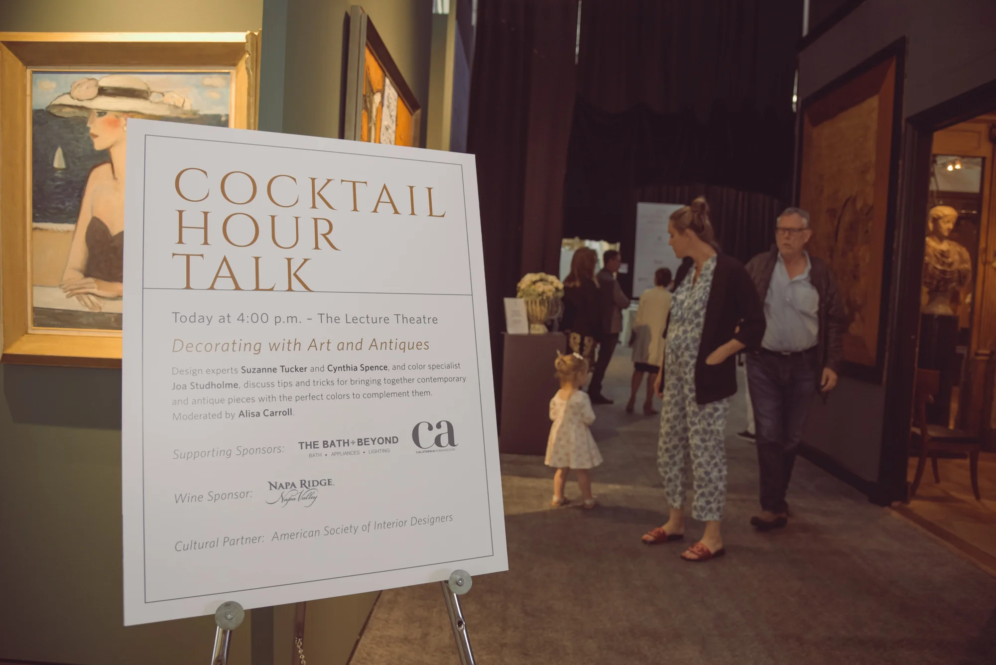 The Bath + Beyond and California Home + Design sponsored the event with Creative Partner ASID and Napa Ridge Winery providing the libations.