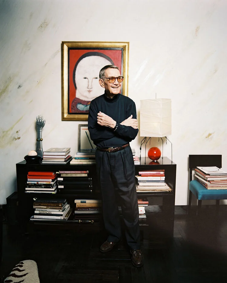 Albert Hadley in his Manhattan pied-à-terre: photo by Patrick Cline