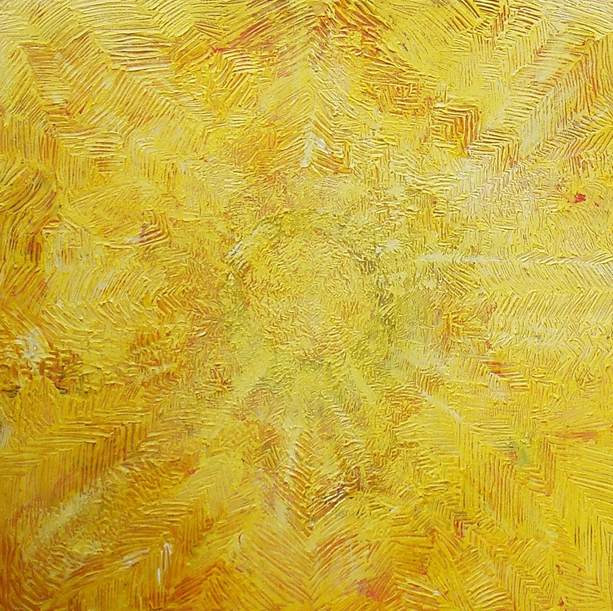   Burst   Oil and acrylic on canvas  36" x 36" 