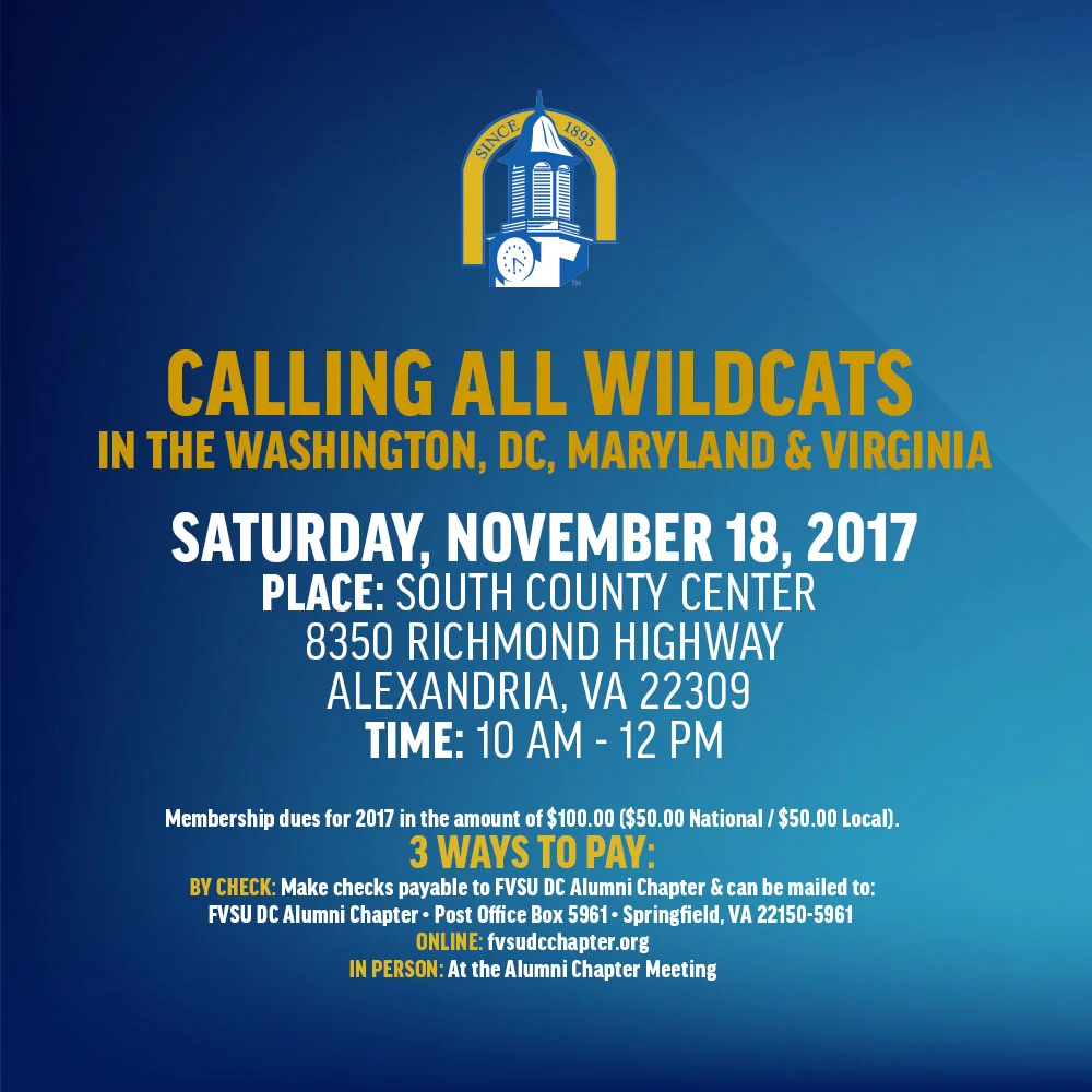 FVSU DC Alumni Chapter Monthly Meeting