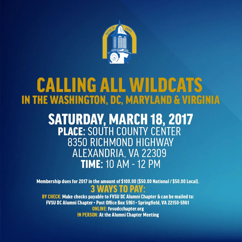 FVSU DC Alumni Chapter Monthly Meeting
