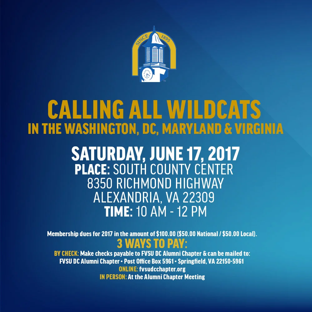 FVSU DC Alumni Chapter Monthly Meeting