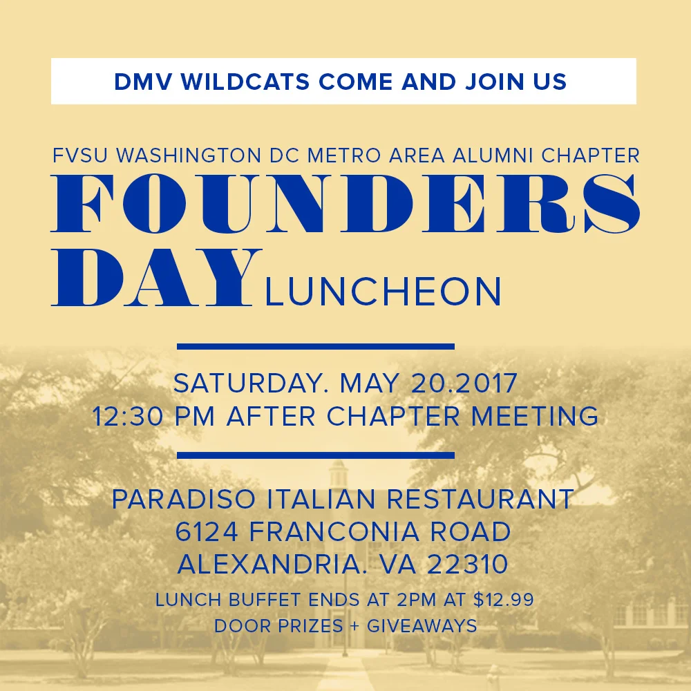 FVSU DC Alumni Chapter Founders Day Luncheon