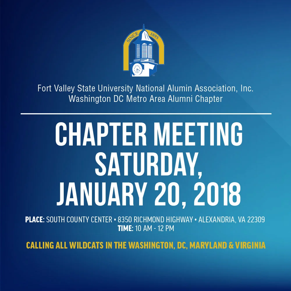 FVSU DC Alumni Chapter Monthly Meeting