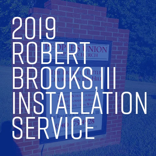 2019 Robert Brooks, III Installation Service