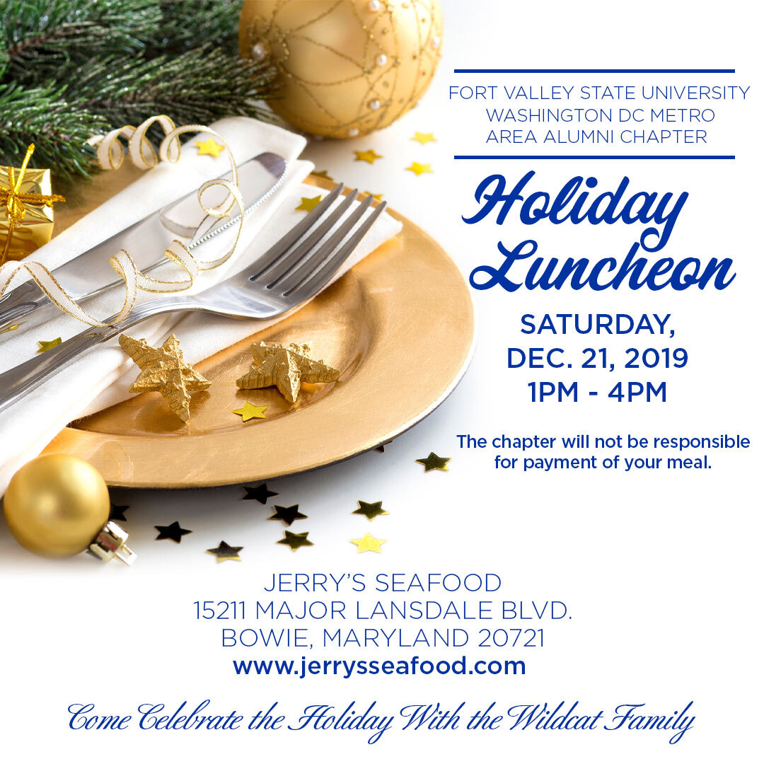 FVSU Washington DC Metro Area Alumni Chapter Holiday Luncheon