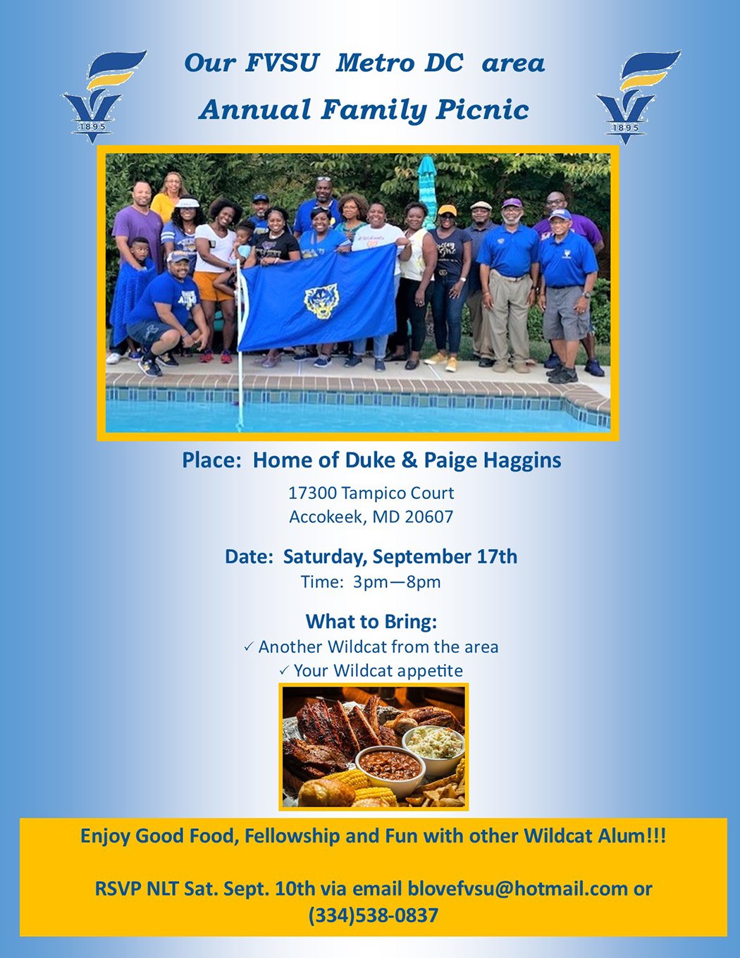 FVSU Washington DC Metro Area Alumni Chapter Annual Family Picnic