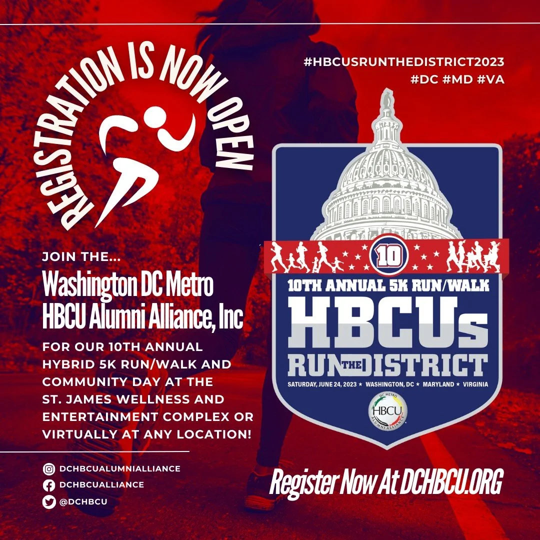 DC Metro HBCU Alumni Alliance 10th Annual HBCU 5k Run/Walk