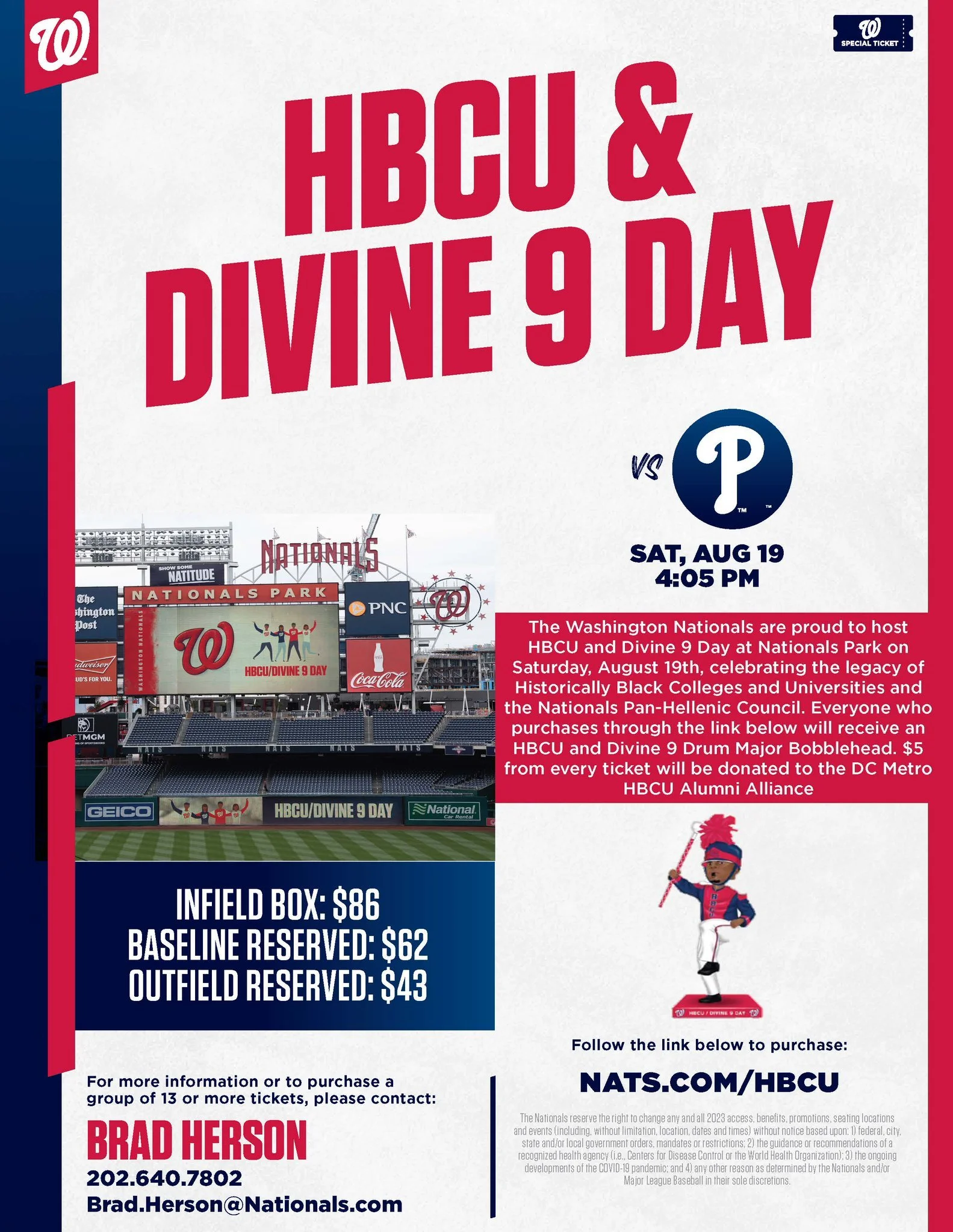HBCU &amp; Divine 9 Day With the Washington Nationals