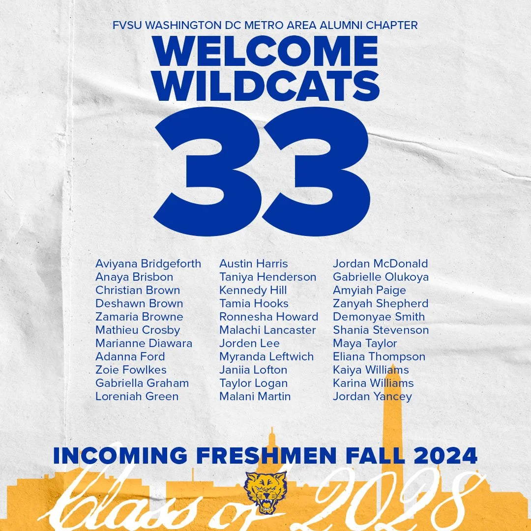 Congratulations to the Incoming DMV Freshmen Wildcats!