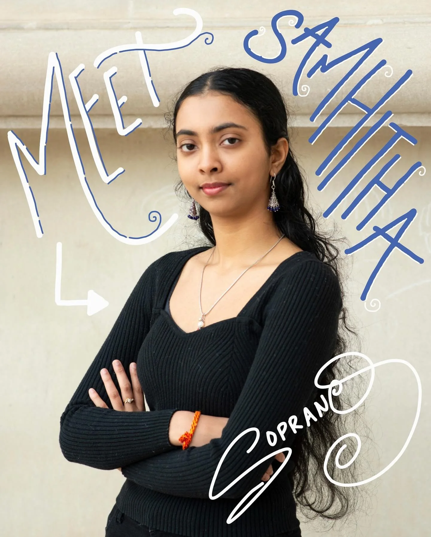 Meet Sam, our stunning soprano! 💙✨ She&rsquo;s an Information Systems major in the Dietrich Class of &rsquo;27. Fun fact: she watches everything on 2x speed - movies, TV shows, you name it! Guess that means she&rsquo;s twice as efficient at binge-wa