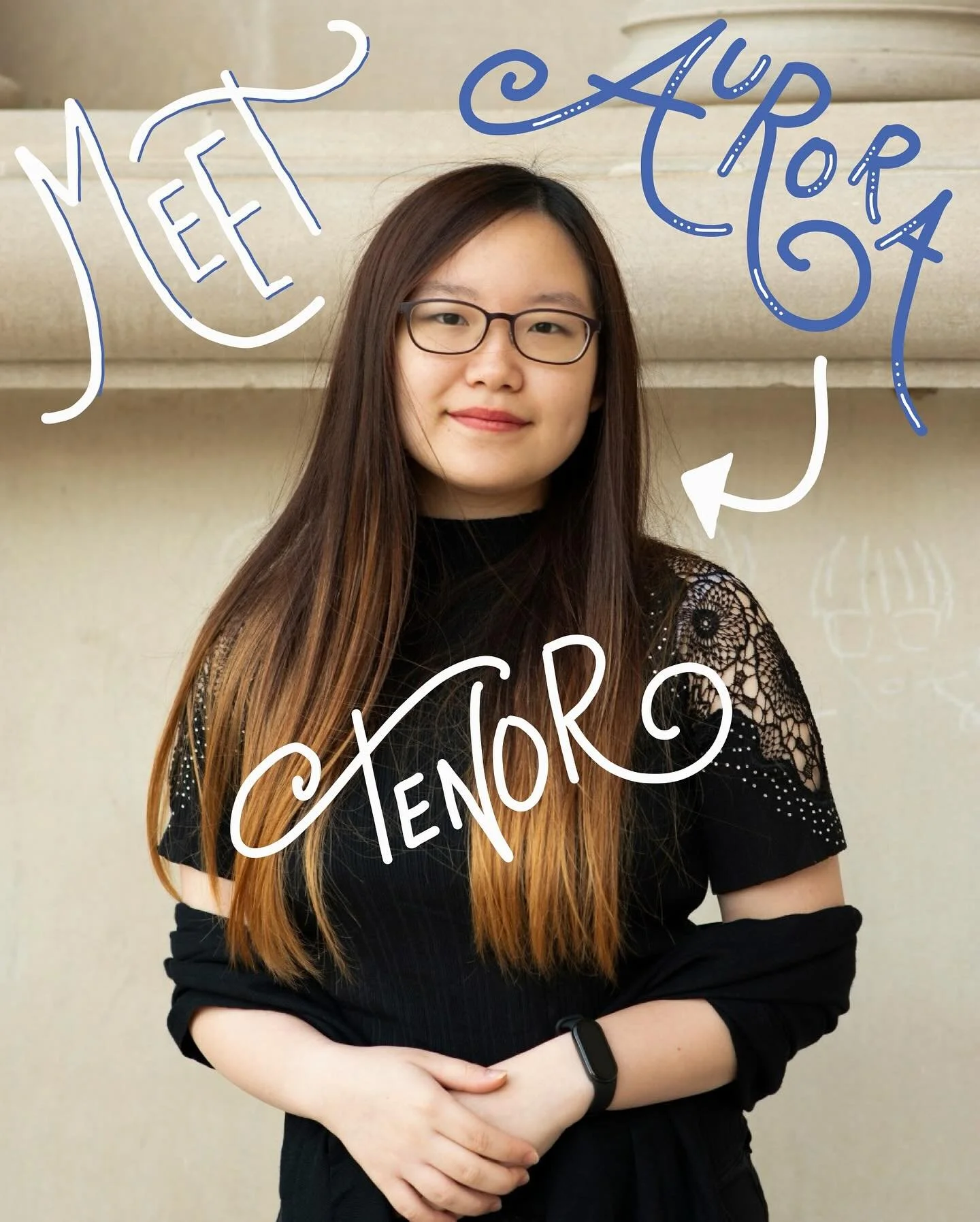 Meet Aurora, a tenor singer for The Originals with an impressive vocal range - she can also sing soprano and alto! 💙✨🦋 She&rsquo;s an undergraduate junior majoring in Computer Science and AI, currently on exchange at the SCS. Fun fact: she&rsquo;s 