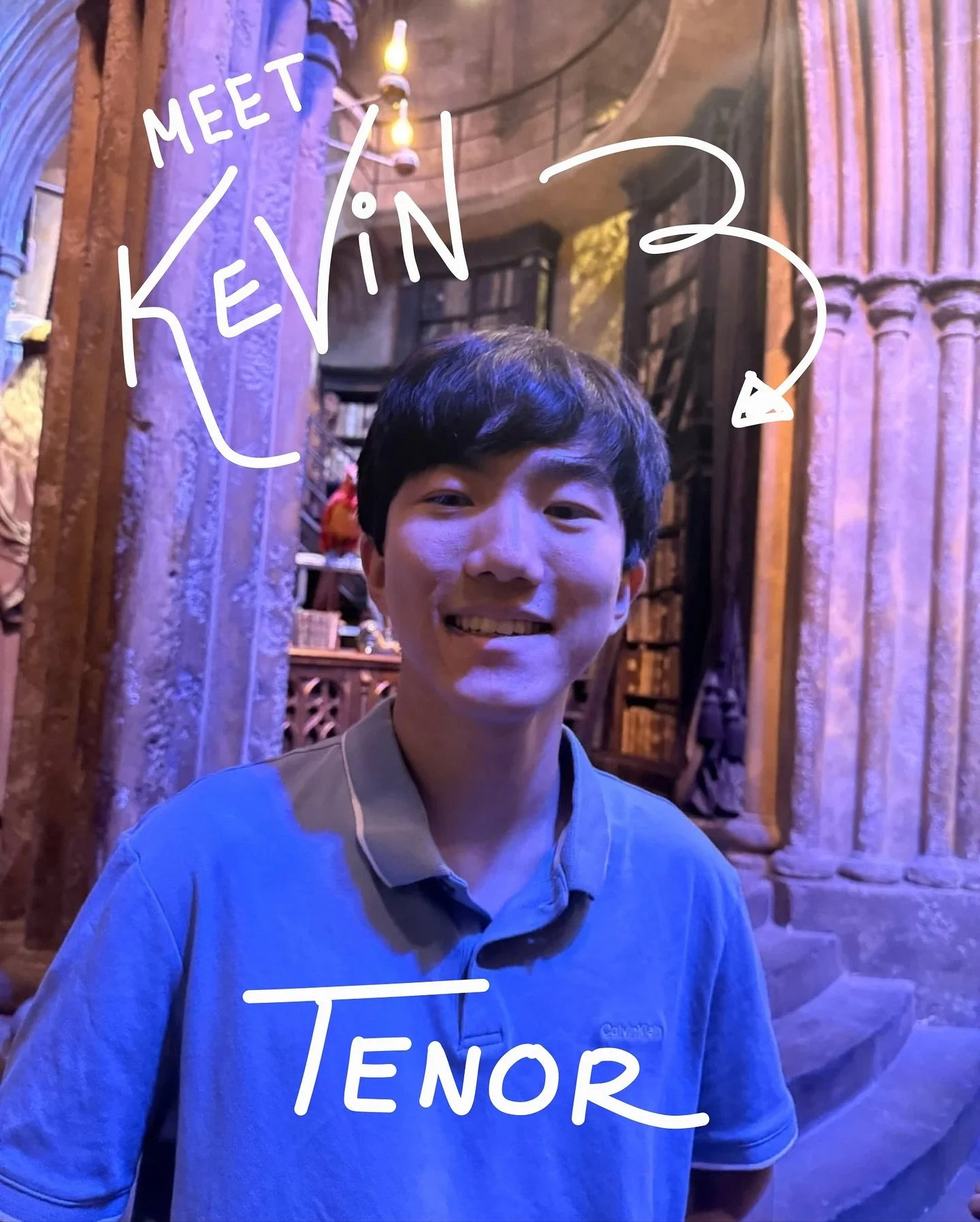 Meet Kevin &mdash; our newest O&rsquo;s tenor! Fun fact: he can identify any Taylor Swift song after hearing the first second alone!!!😱✨

Stay tuned 🎶 for more!