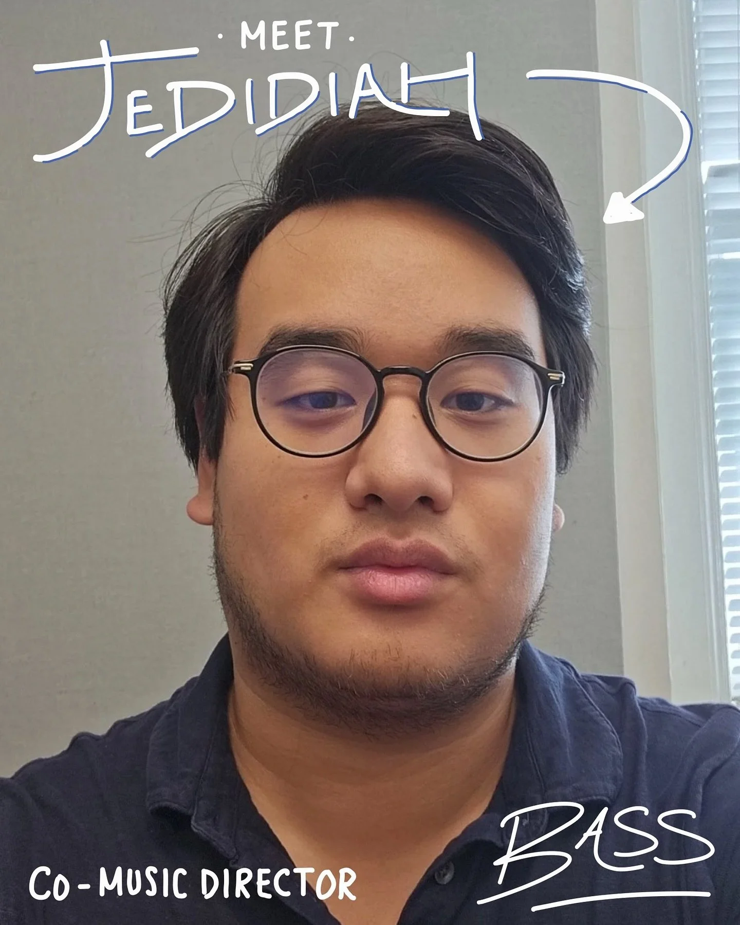 Meet Jedidiah - our bass and music director! Fun fact: he&rsquo;s a massive movie and sports fanatic! 🎬🏈✨

Stay tuned 🎶 for more!