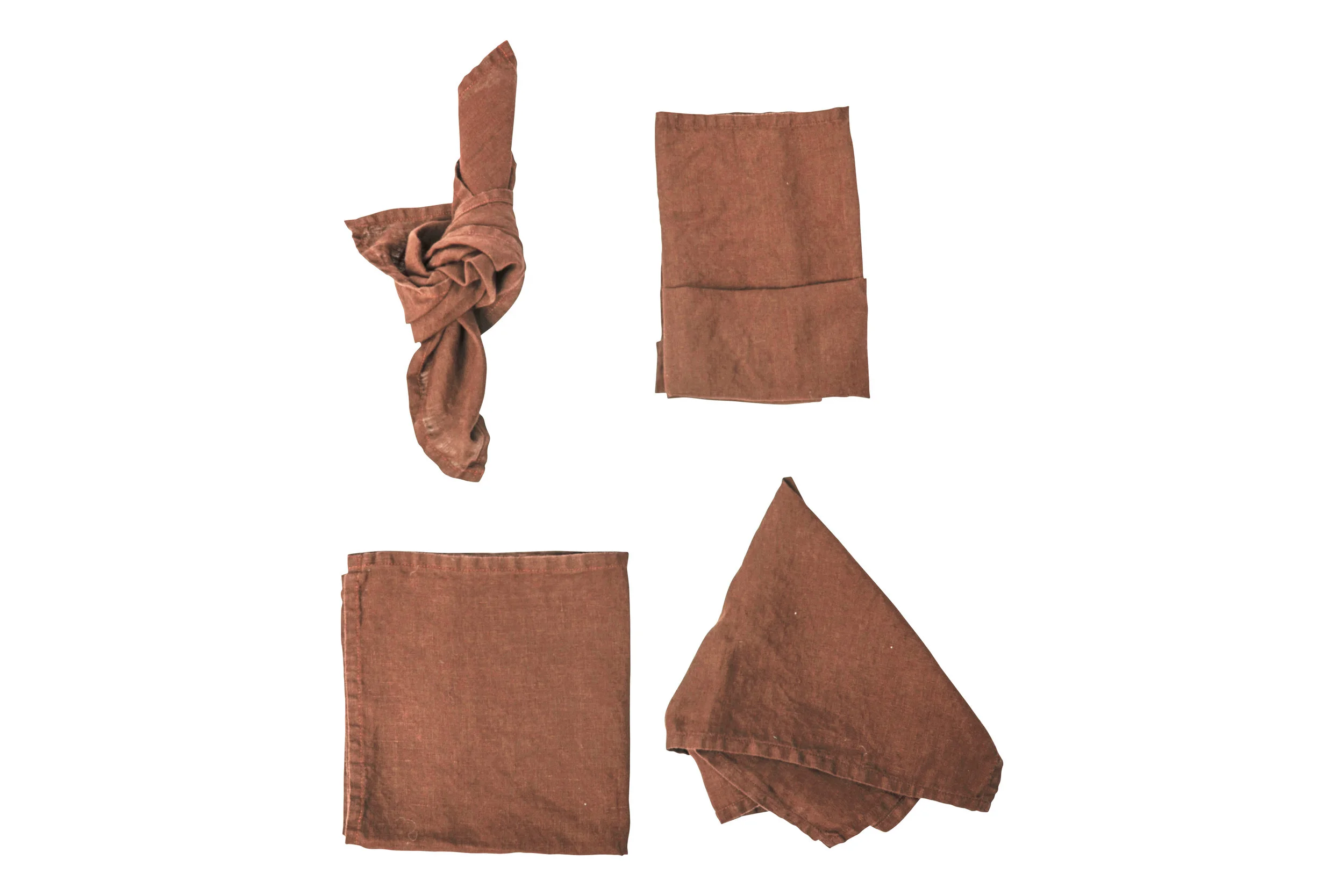 Rust Napkin, $2.70 each, inc GST & Cleaning, enquire here