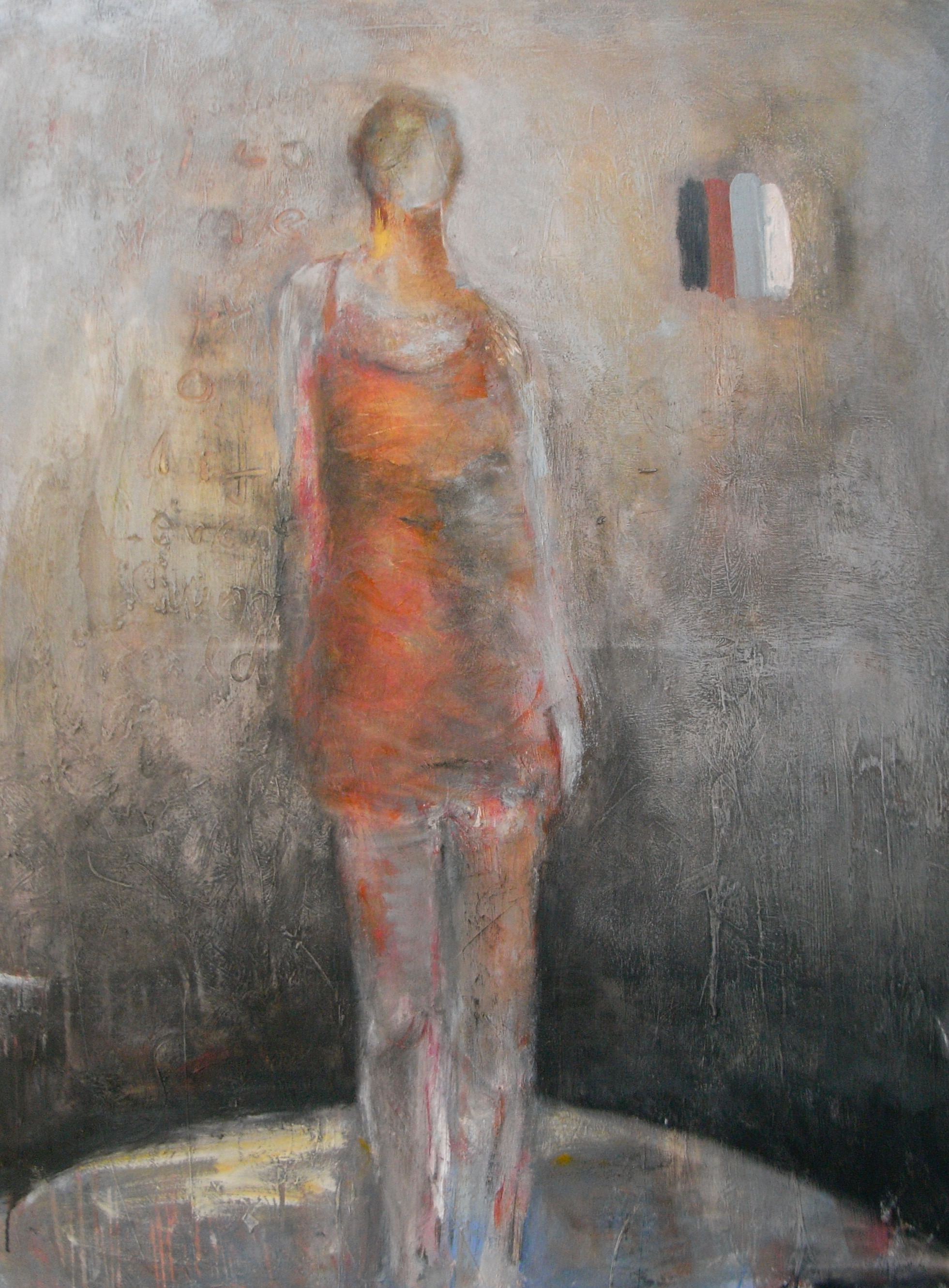 I come from a different world 36" x 48"