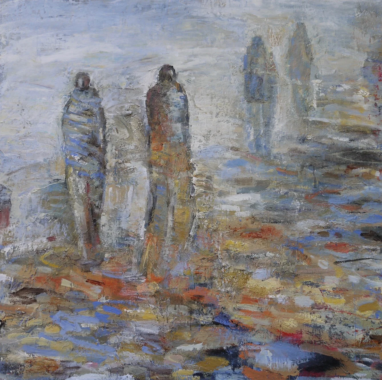 in the distance 48" x 48"