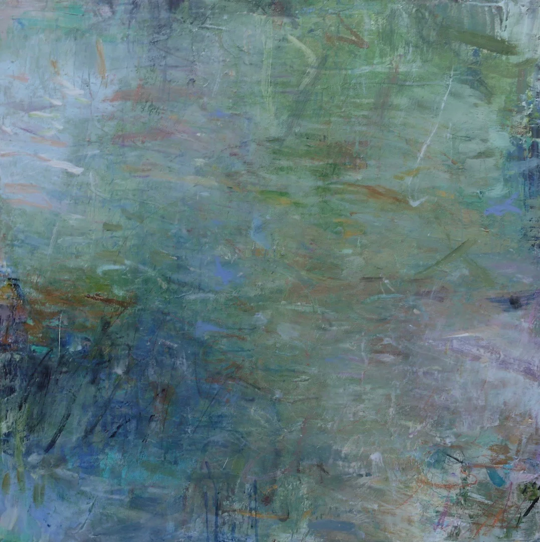 grasses and leaves 40" x 40"