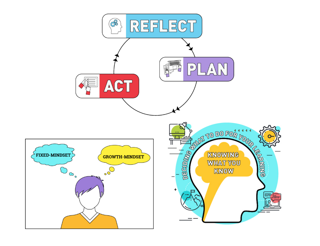 SRL, growth mindset, and metacognition together