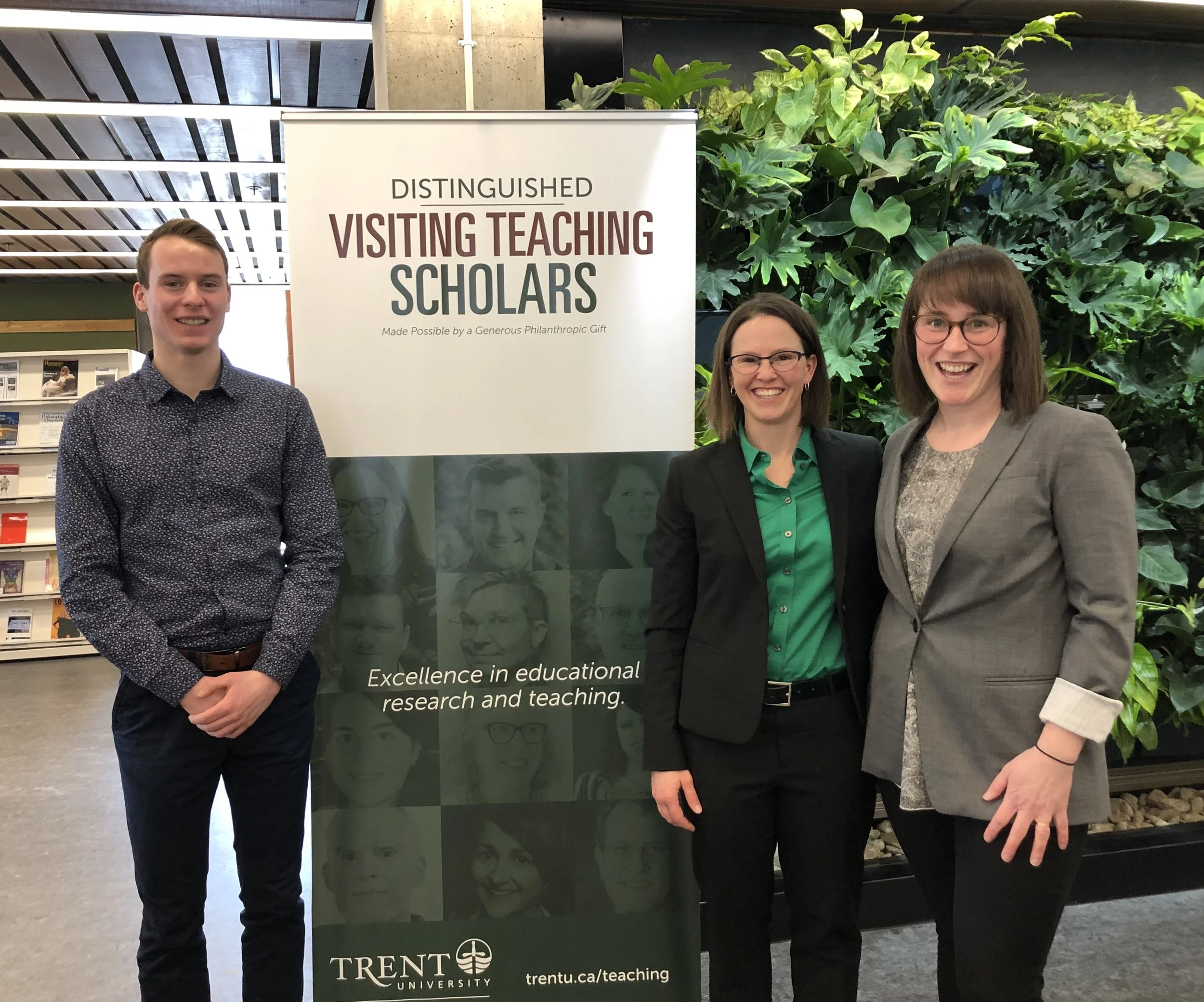 Emily, Kevin, and Alison gave a keynote presentation at Trent University  