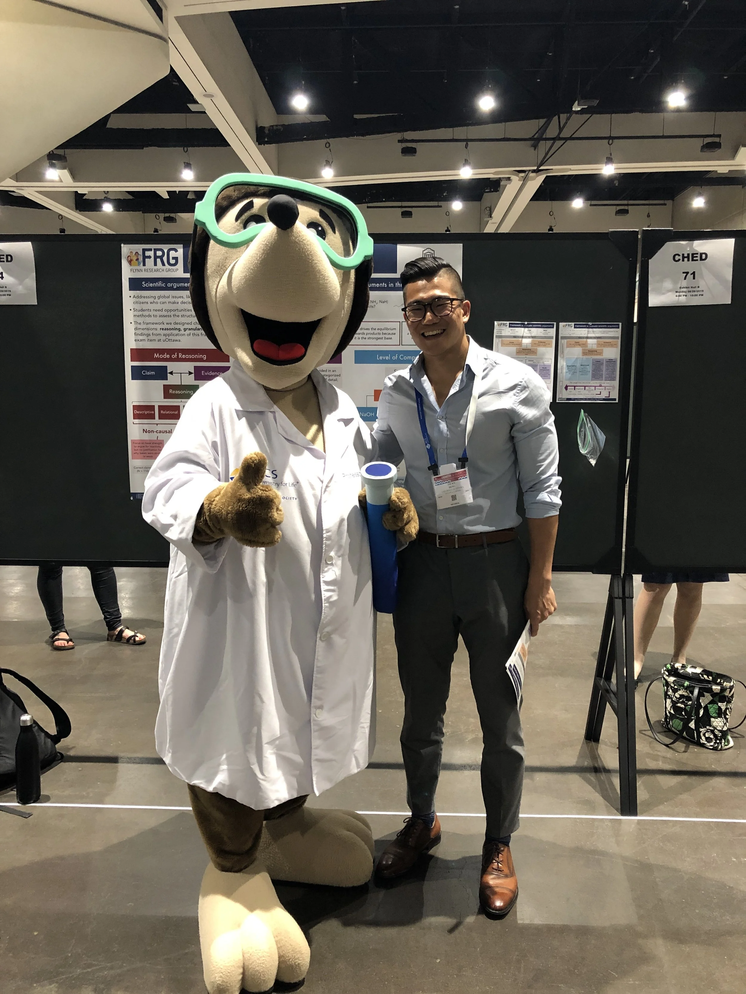 Jacky’s been a busy bee networking at ACS