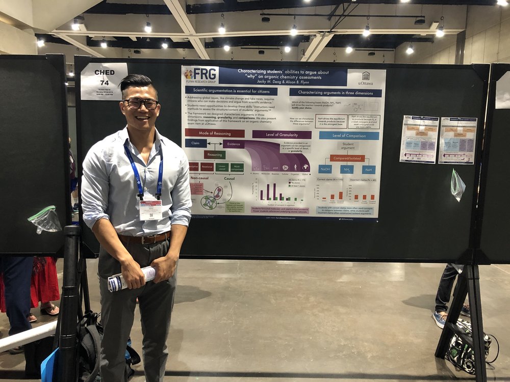 Jacky presented the Fall 2019 ACS National Meeting & Expo — Research Group