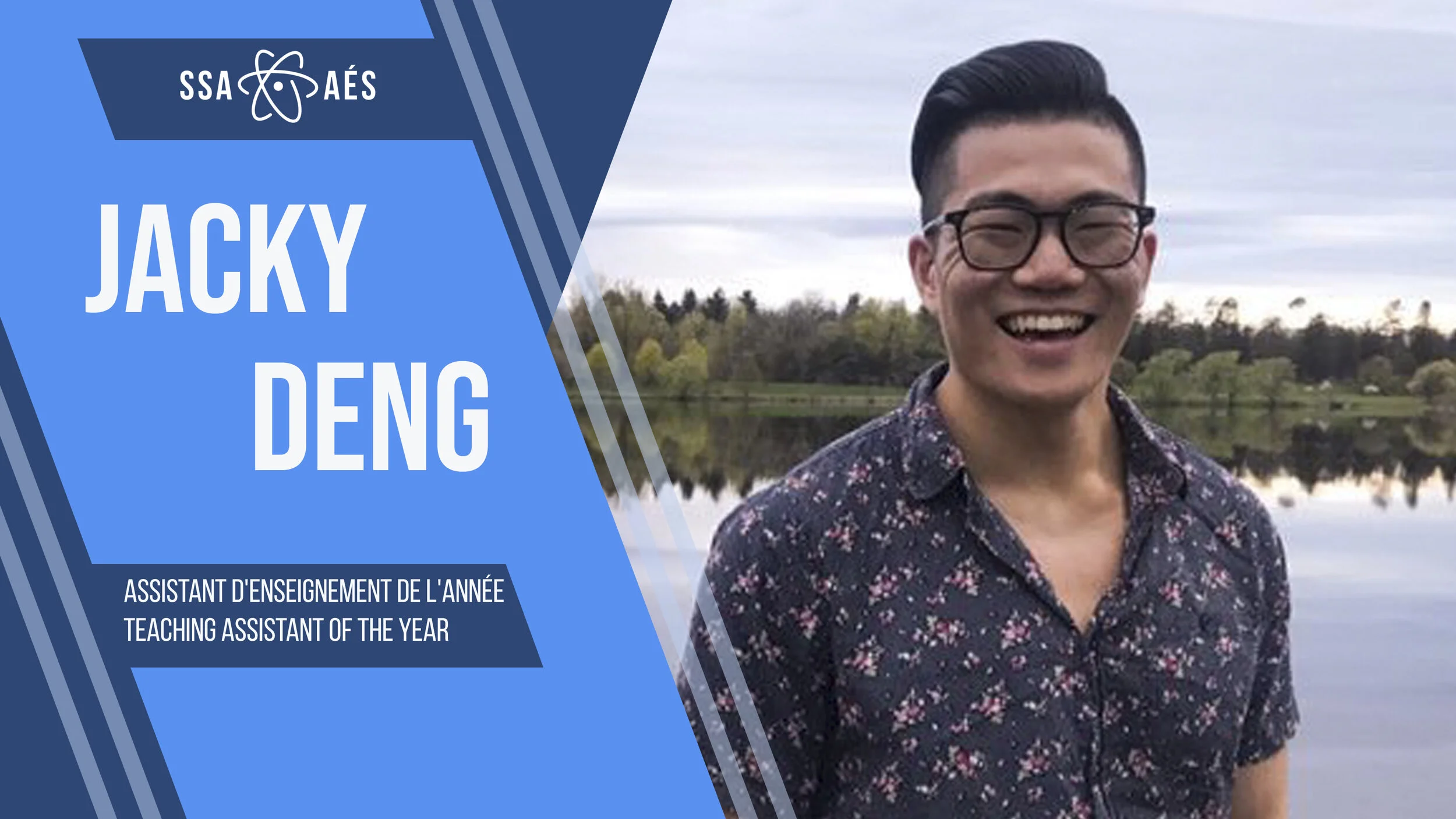 Congratulations to Jacky on receiving the TA of the year award!