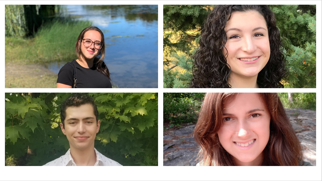 Welcome to our new students Emily, Christine, Malek and Laurence!