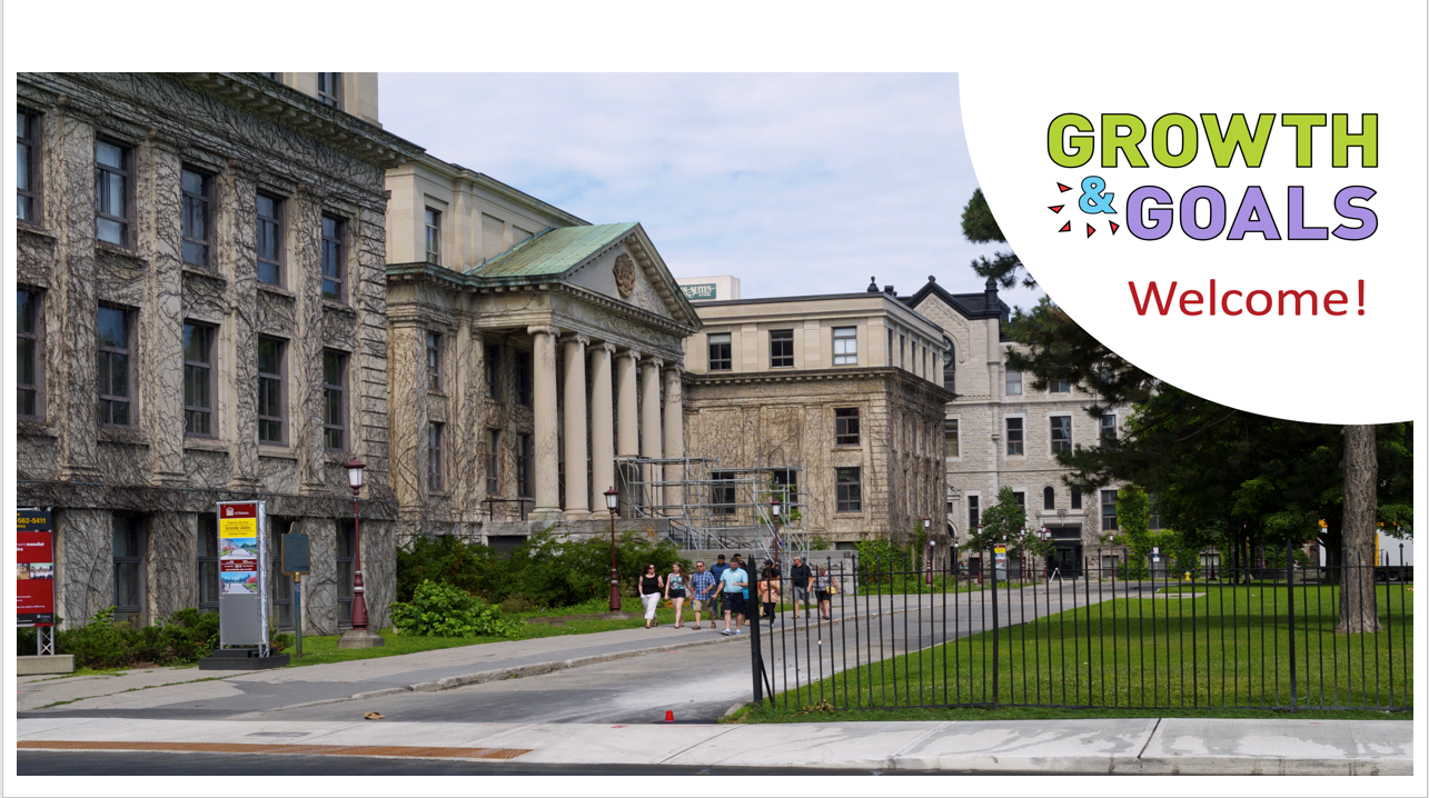 Alison gave a Growth and Goals presentation at the University of Toronto