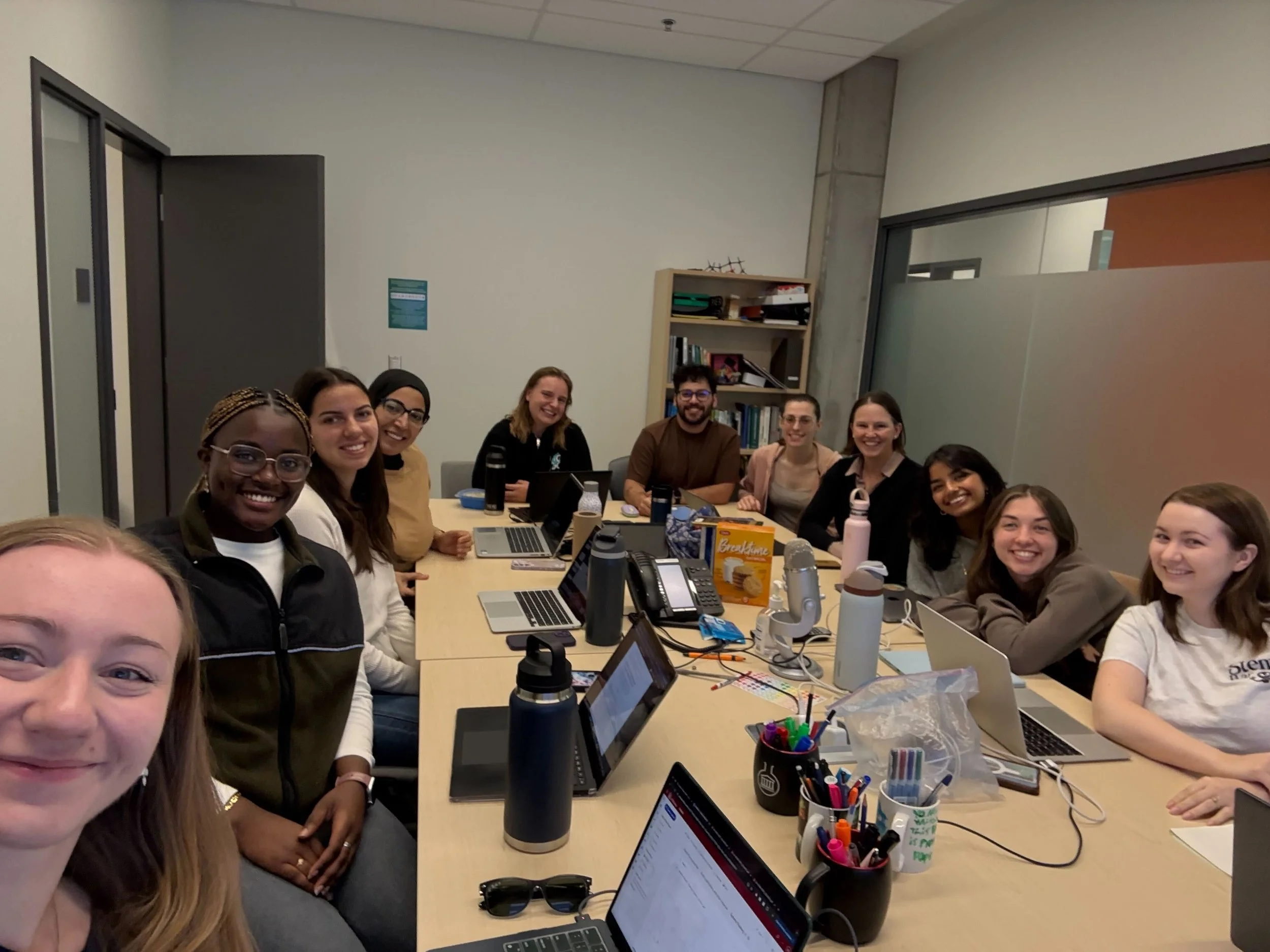 Group meetings with many new members