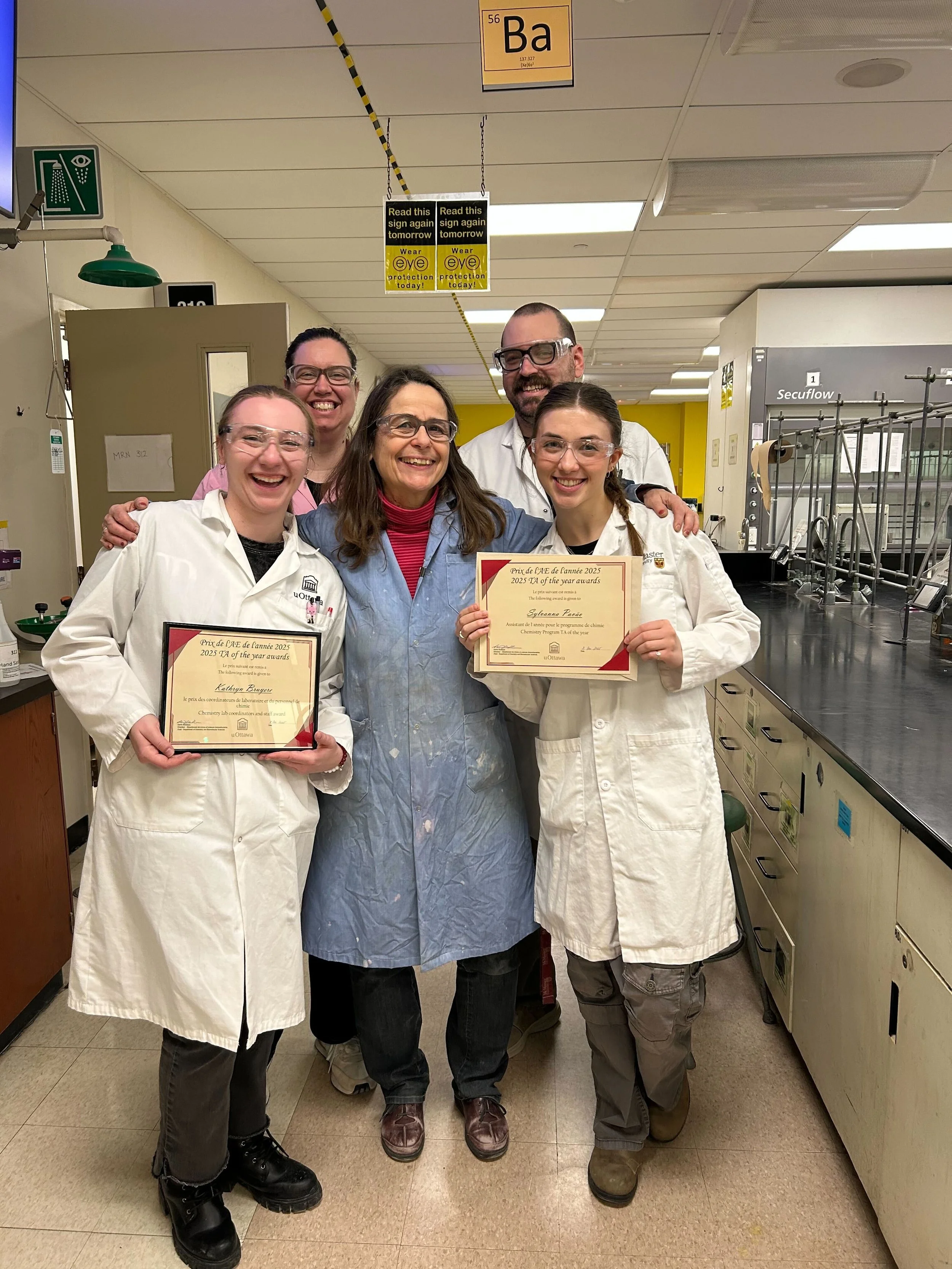 Congratulations to Our TA of the Year Award Recipients Sylvanna Pavão and Kathryn Bruyere!