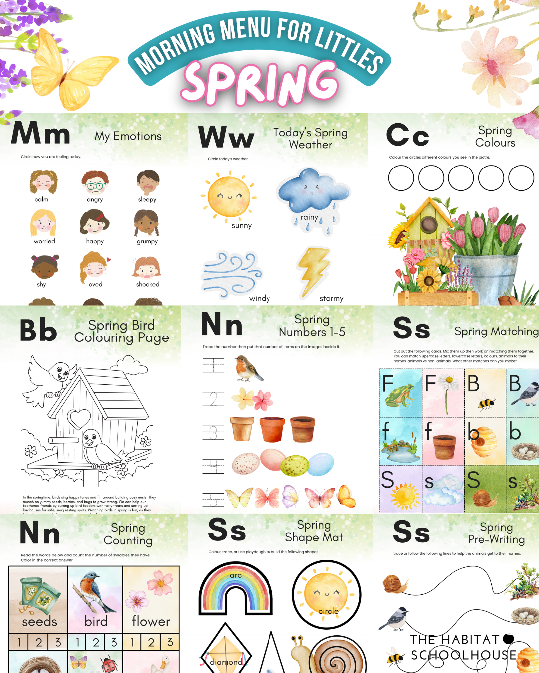 Spring Morning Menu