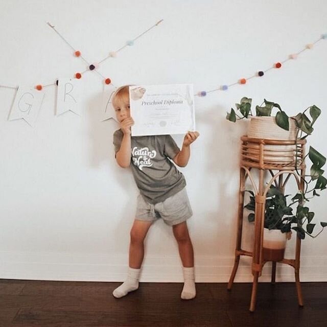 Another Day, Another Grad! This Habitat sweetie finished his Preschool learning last week! With social distancing still in order, his Mommy had the fantastic idea to take a walk together around their neighborhood, proudly holding his diploma to passe