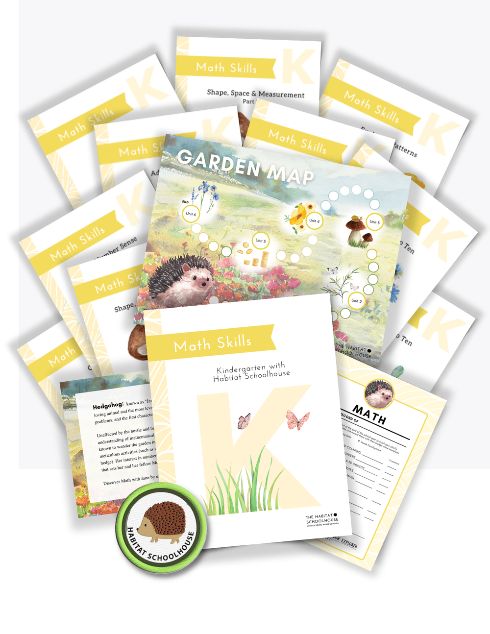 Kindergarten Curriculum (5 Subjects, Print-At-Home PDF) — Habitat ...