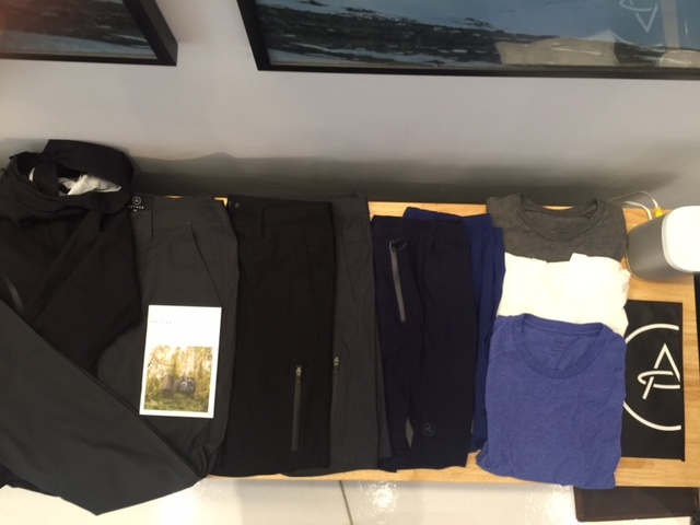 The product...pants shirts jackets for a Roman Running Holiday