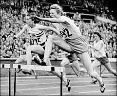 Fanny Blankers- Koen won four Gold Medals in London in 1948. The stadium in Hengelo, Netherlands is named in her honor. 