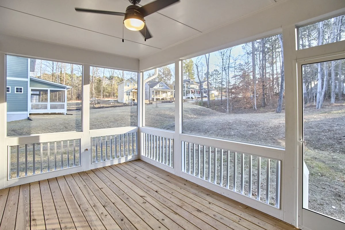 Franklin II Large Screened Porch Entertainment Space Yard