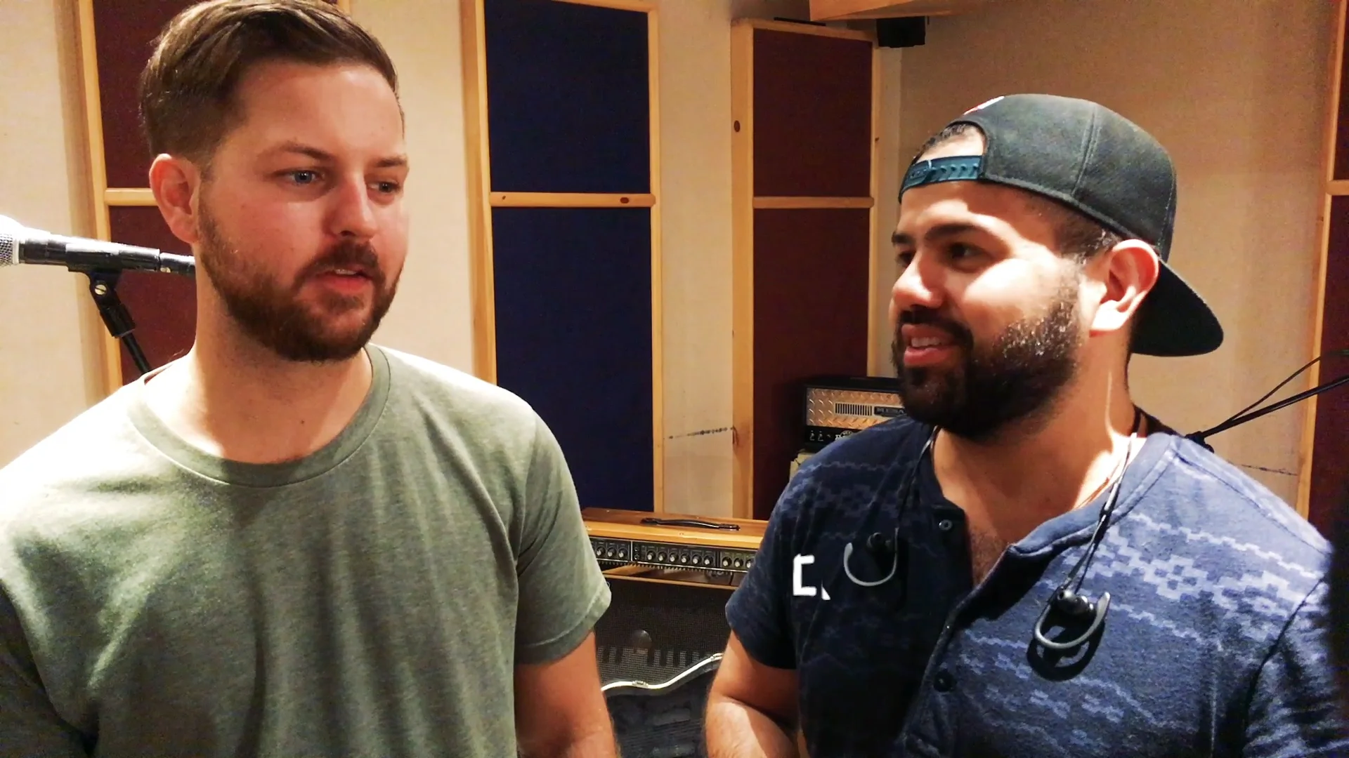 Jono Orri and Ed Cuervo of Skunkmello at Astoria Sound Works in Queens