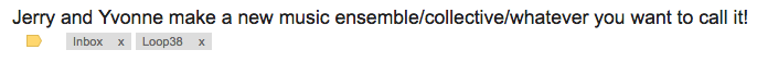 The first email subject line: me at my most eloquent. 